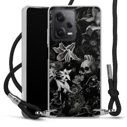 Carry Case Transparent Fabric black/silver