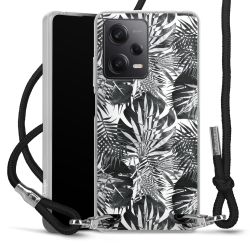 Carry Case Transparent Fabric black/silver