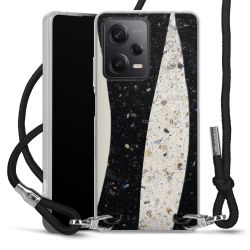 Carry Case Transparent Fabric black/silver