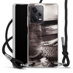 Carry Case Transparent Fabric black/silver