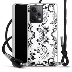 Carry Case Transparent Fabric black/silver