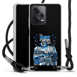 Carry Case Stoff schwarz/silber