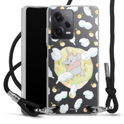 New Carry Case Transparent Stoff schwarz/silber