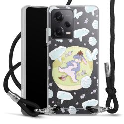 New Carry Case Transparent Stoff schwarz/silber