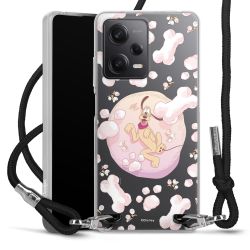 New Carry Case Transparent Stoff schwarz/silber