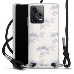 New Carry Case Transparent Stoff schwarz/silber