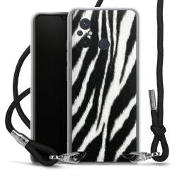 New Carry Case Transparent Stoff schwarz/silber