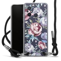 New Carry Case Transparent Stoff schwarz/silber
