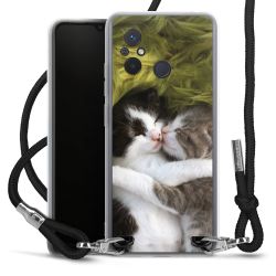 New Carry Case Transparent Stoff schwarz/silber