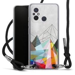 New Carry Case Transparent Stoff schwarz/silber