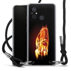 New Carry Case Transparent Stoff schwarz/silber