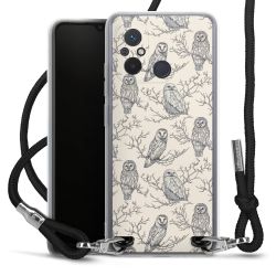 New Carry Case Transparent Stoff schwarz/silber