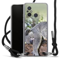 New Carry Case Transparent Stoff schwarz/silber