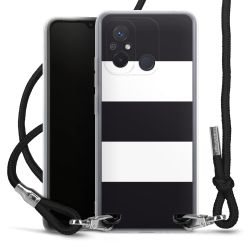 New Carry Case Transparent Stoff schwarz/silber