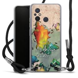 New Carry Case Transparent Stoff schwarz/silber