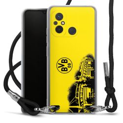 New Carry Case Transparent Stoff schwarz/silber