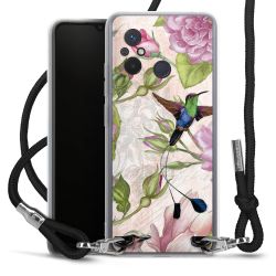 New Carry Case Transparent Stoff schwarz/silber