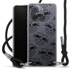 New Carry Case Transparent Stoff schwarz/silber