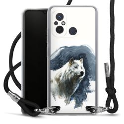 New Carry Case Transparent Stoff schwarz/silber