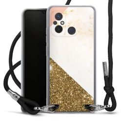 New Carry Case Transparent Stoff schwarz/silber