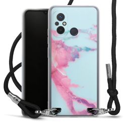 New Carry Case Transparent Stoff schwarz/silber