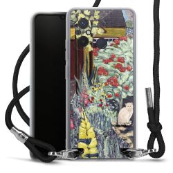 New Carry Case Transparent Stoff schwarz/silber