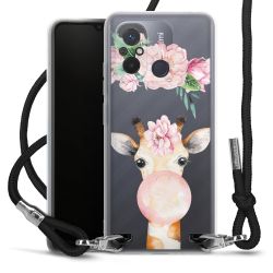 New Carry Case Transparent Stoff schwarz/silber