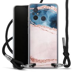 New Carry Case Transparent Stoff schwarz/silber