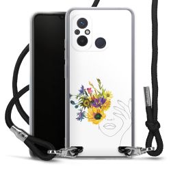 New Carry Case Transparent Stoff schwarz/silber