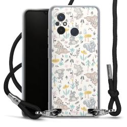 New Carry Case Transparent Stoff schwarz/silber