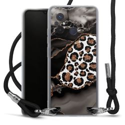 New Carry Case Transparent Stoff schwarz/silber