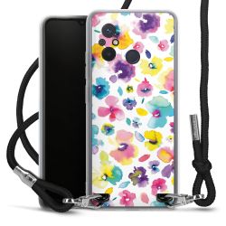 New Carry Case Transparent Stoff schwarz/silber