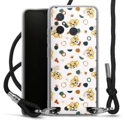 New Carry Case Transparent Stoff schwarz/silber