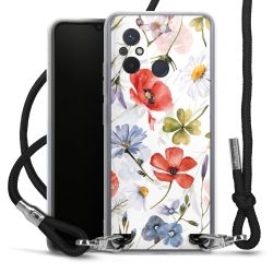 New Carry Case Transparent Stoff schwarz/silber