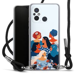 New Carry Case Transparent Stoff schwarz/silber