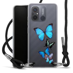 New Carry Case Transparent Stoff schwarz/silber