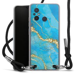 New Carry Case Transparent Stoff schwarz/silber