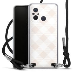 New Carry Case Transparent Stoff schwarz/silber