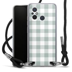 New Carry Case Transparent Stoff schwarz/silber