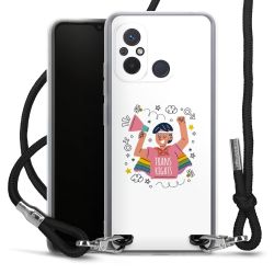 New Carry Case Transparent Stoff schwarz/silber