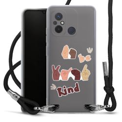 New Carry Case Transparent Stoff schwarz/silber