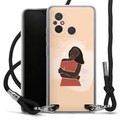 New Carry Case Transparent Stoff schwarz/silber