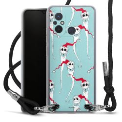 New Carry Case Transparent Stoff schwarz/silber