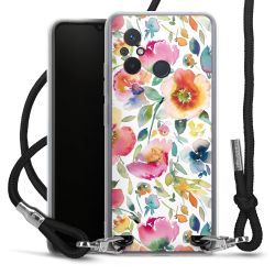 New Carry Case Transparent Stoff schwarz/silber
