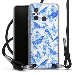 New Carry Case Transparent Stoff schwarz/silber