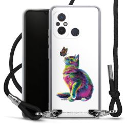New Carry Case Transparent Stoff schwarz/silber