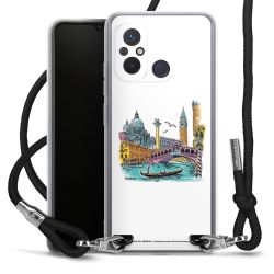 New Carry Case Transparent Stoff schwarz/silber