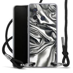 New Carry Case Transparent Stoff schwarz/silber