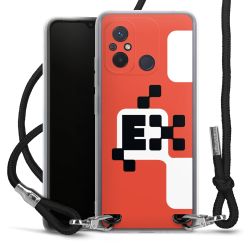 New Carry Case Transparent Stoff schwarz/silber