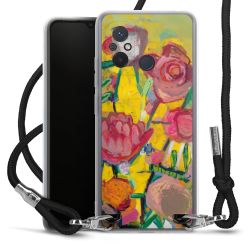 New Carry Case Transparent Stoff schwarz/silber